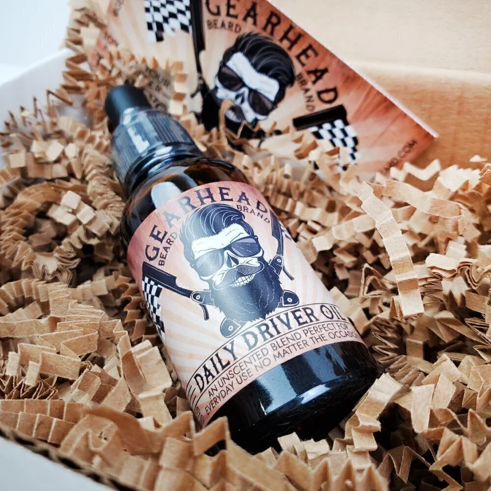 Daily Driver Unscented Natural Men's Grooming Beard and Mustache Oil 30ml Bottle